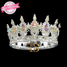 KRUNA MISS - Plastik - Srebro Duga